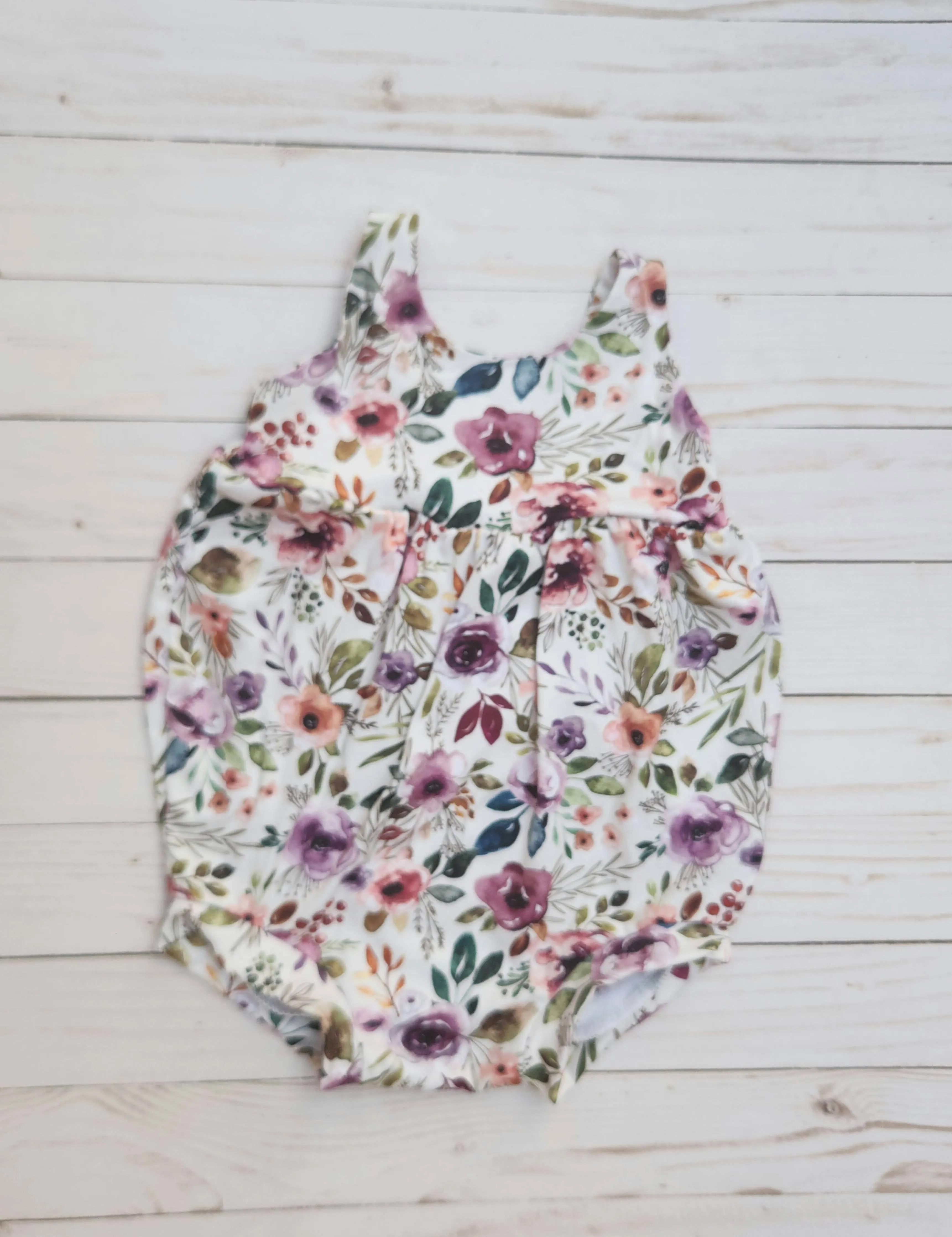 Floral Bubble Romper