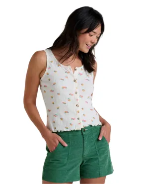 Foothill Pointelle Button Tank - T1112503