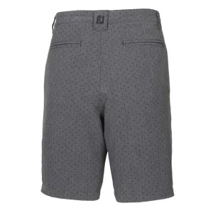 FootJoy Tonal Box Print Performance Lightweight Shorts Heather Black (23912) 34