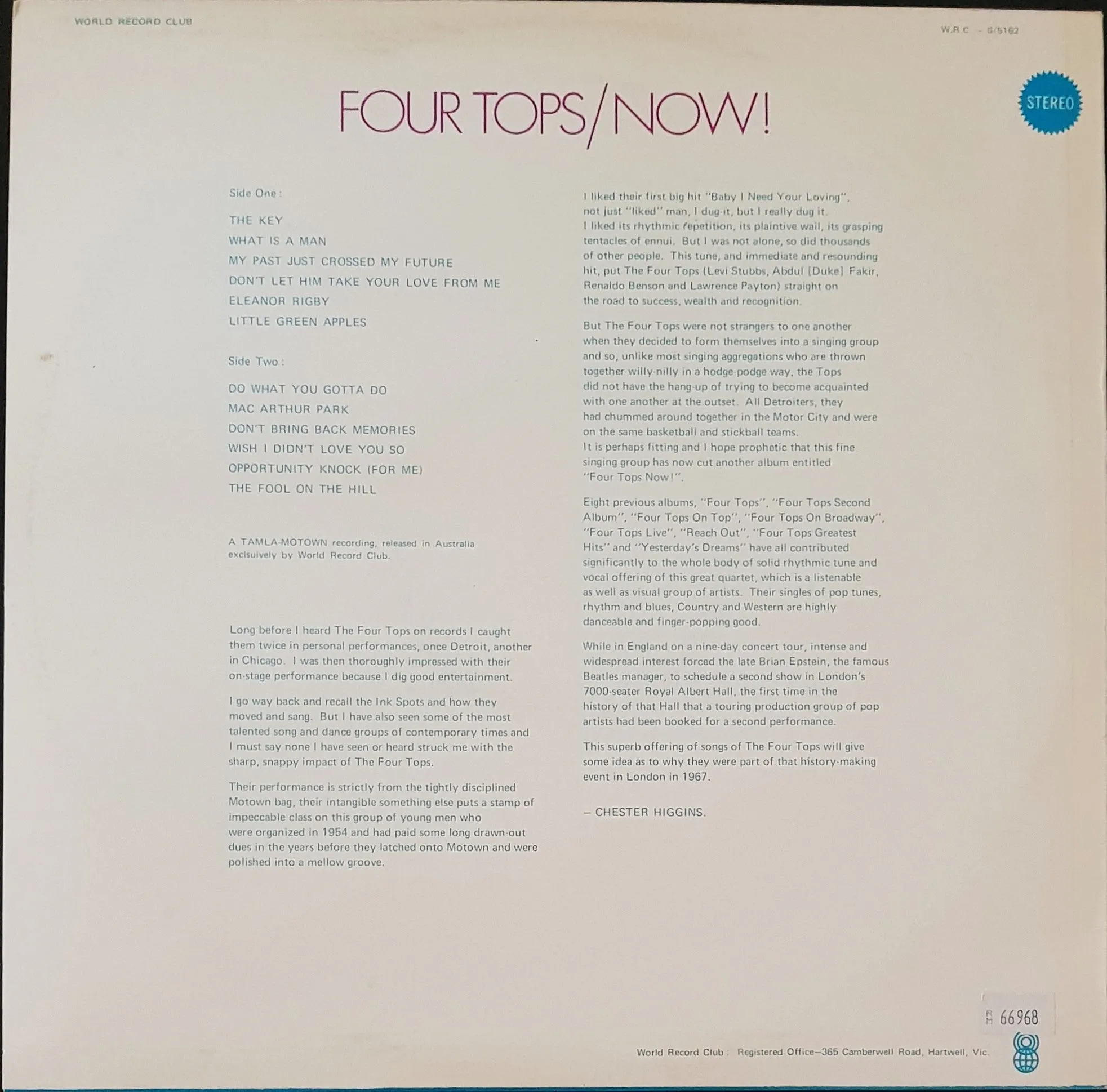 Four Tops - Now!