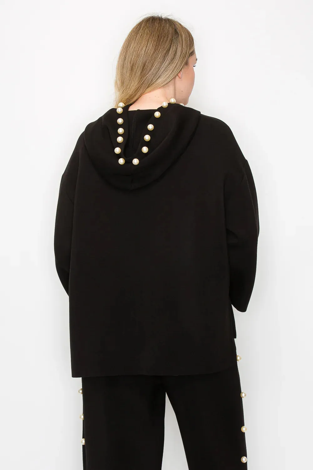 Francine Pearl Hoodie-Black