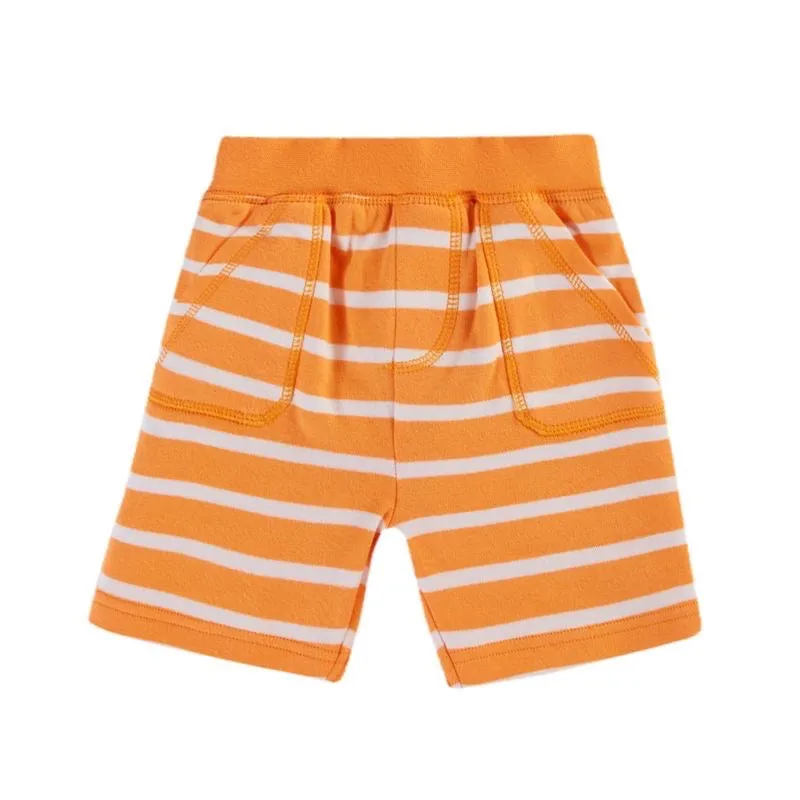 Frugi Little Ellis Shorts Pj1b6 Tangerine