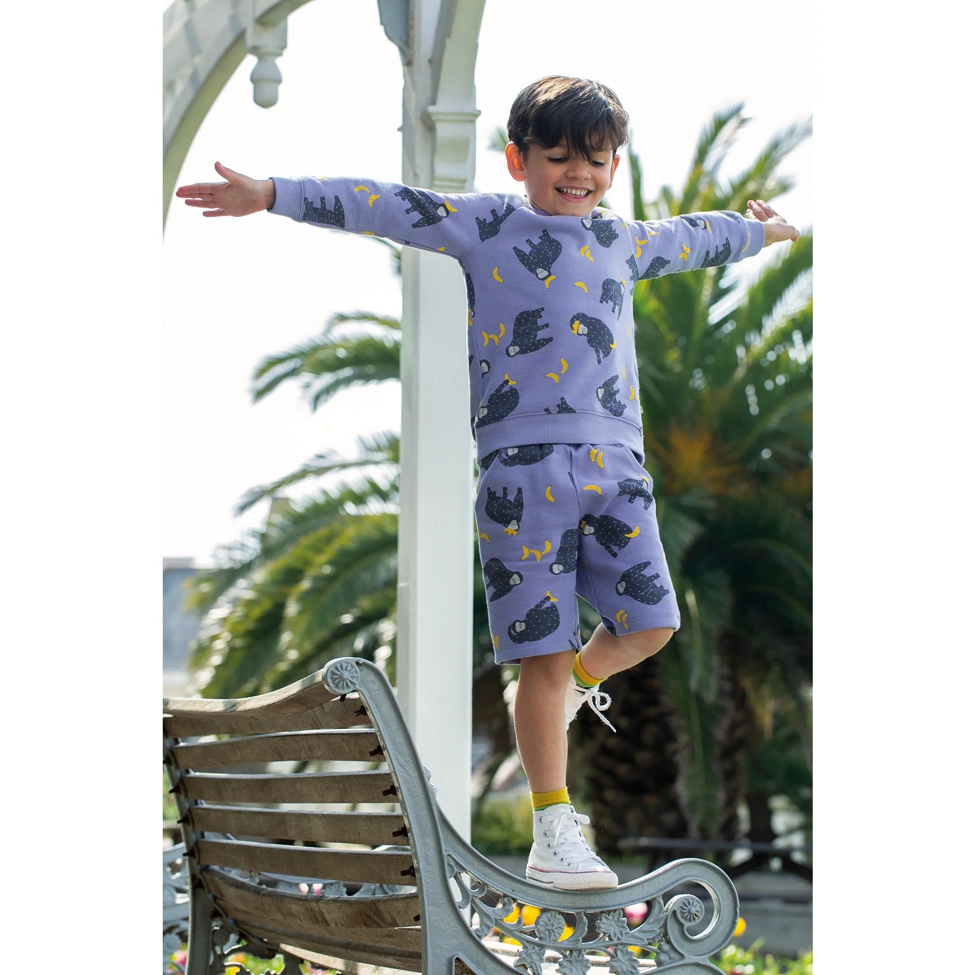 Frugi Samson Shorts Om5pu Monkeying Around