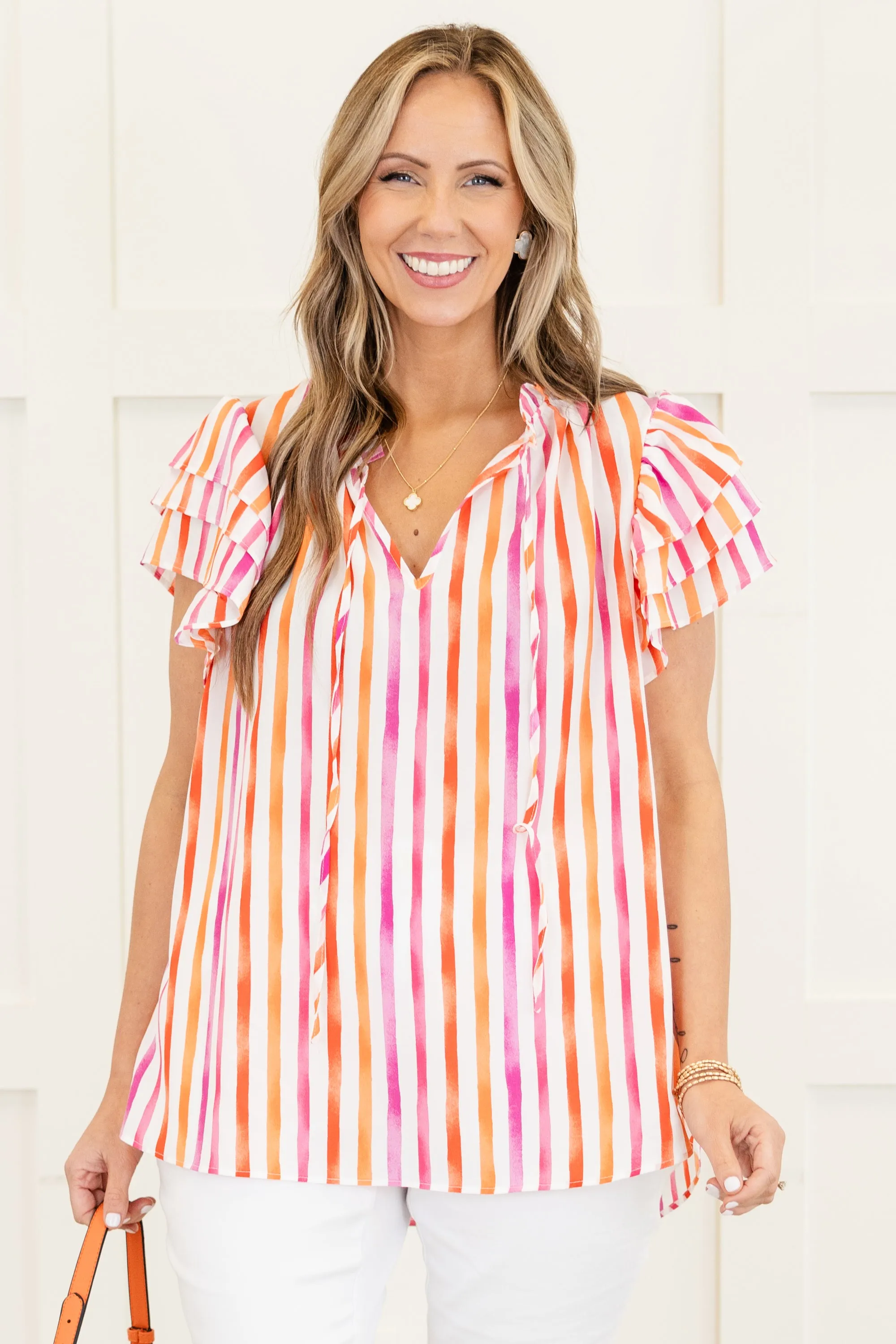 Fun At The Fair Top, Magenta-Orange