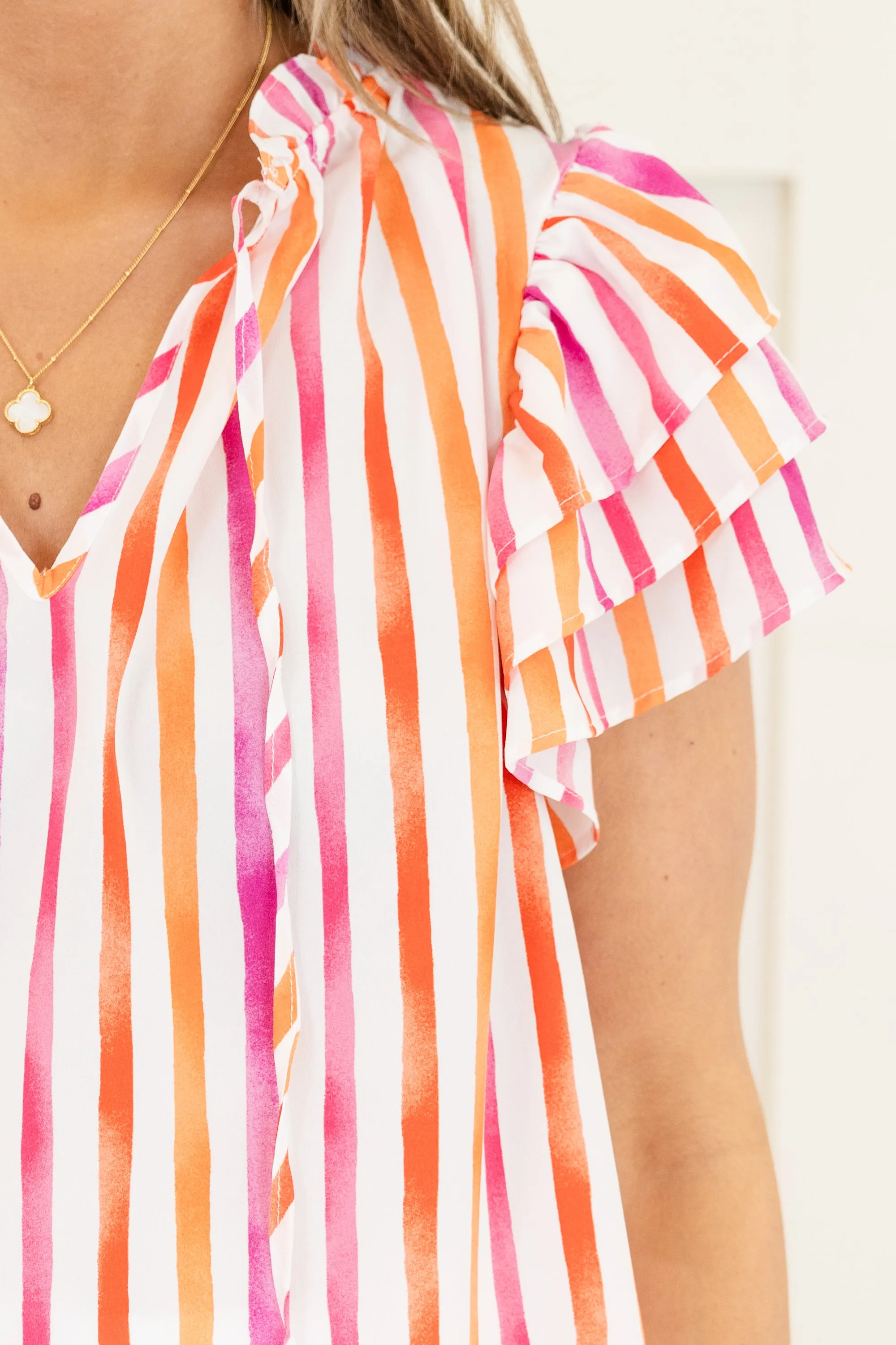 Fun At The Fair Top, Magenta-Orange