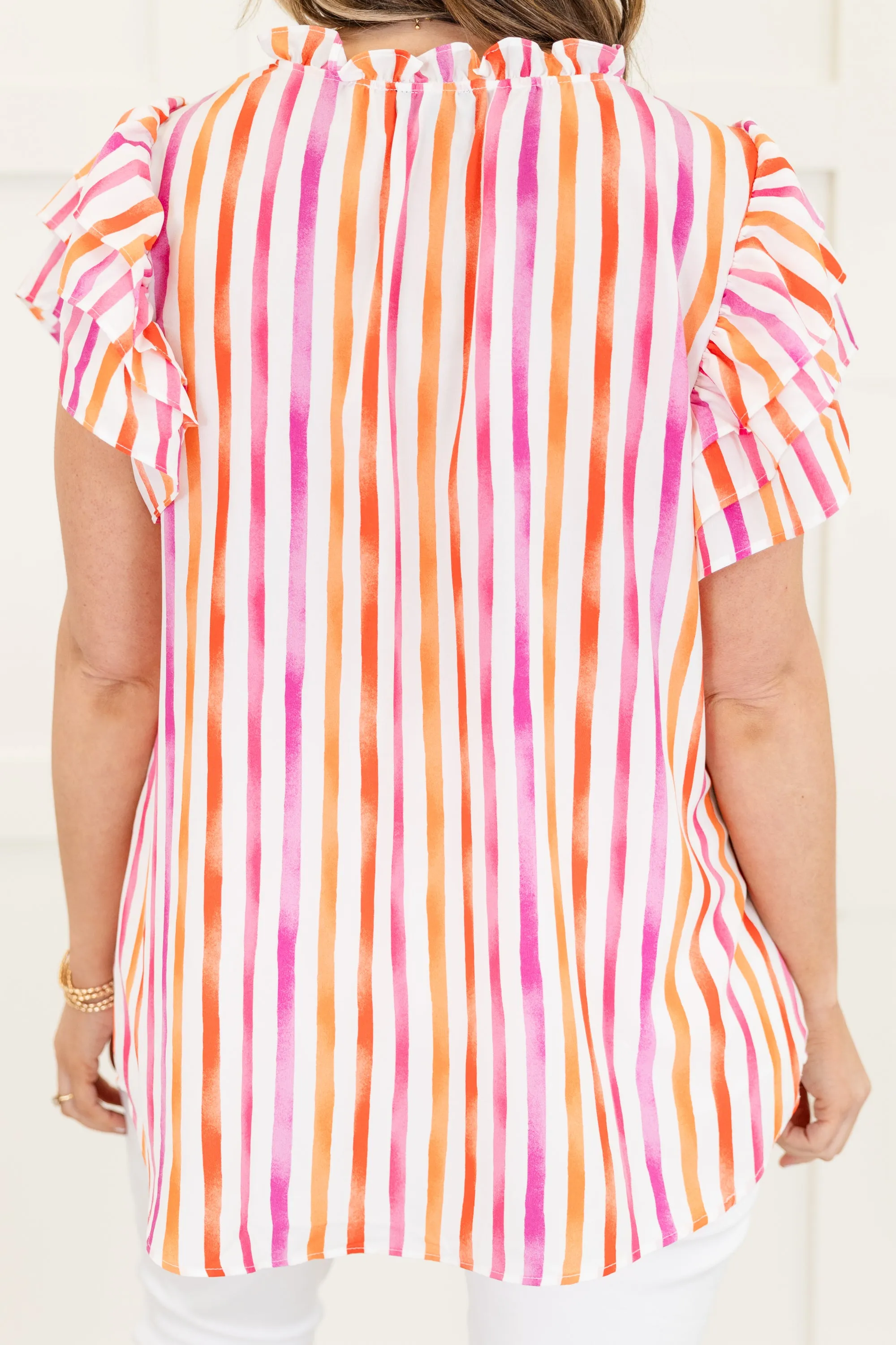 Fun At The Fair Top, Magenta-Orange