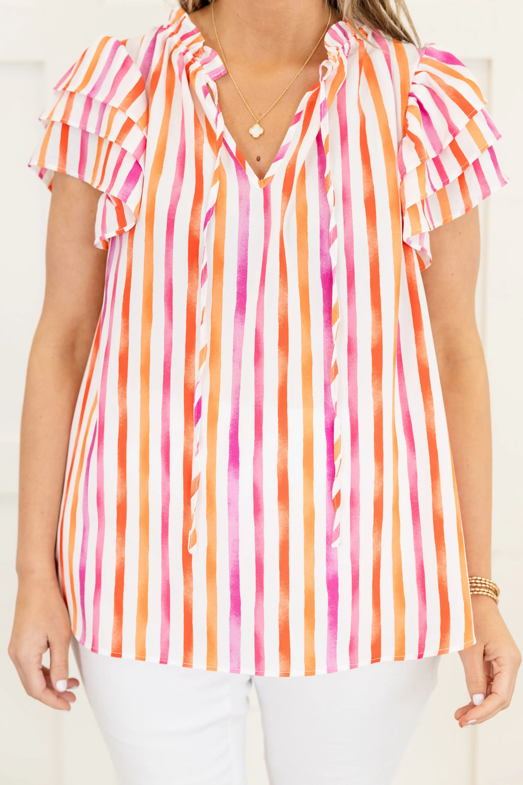 Fun At The Fair Top, Magenta-Orange