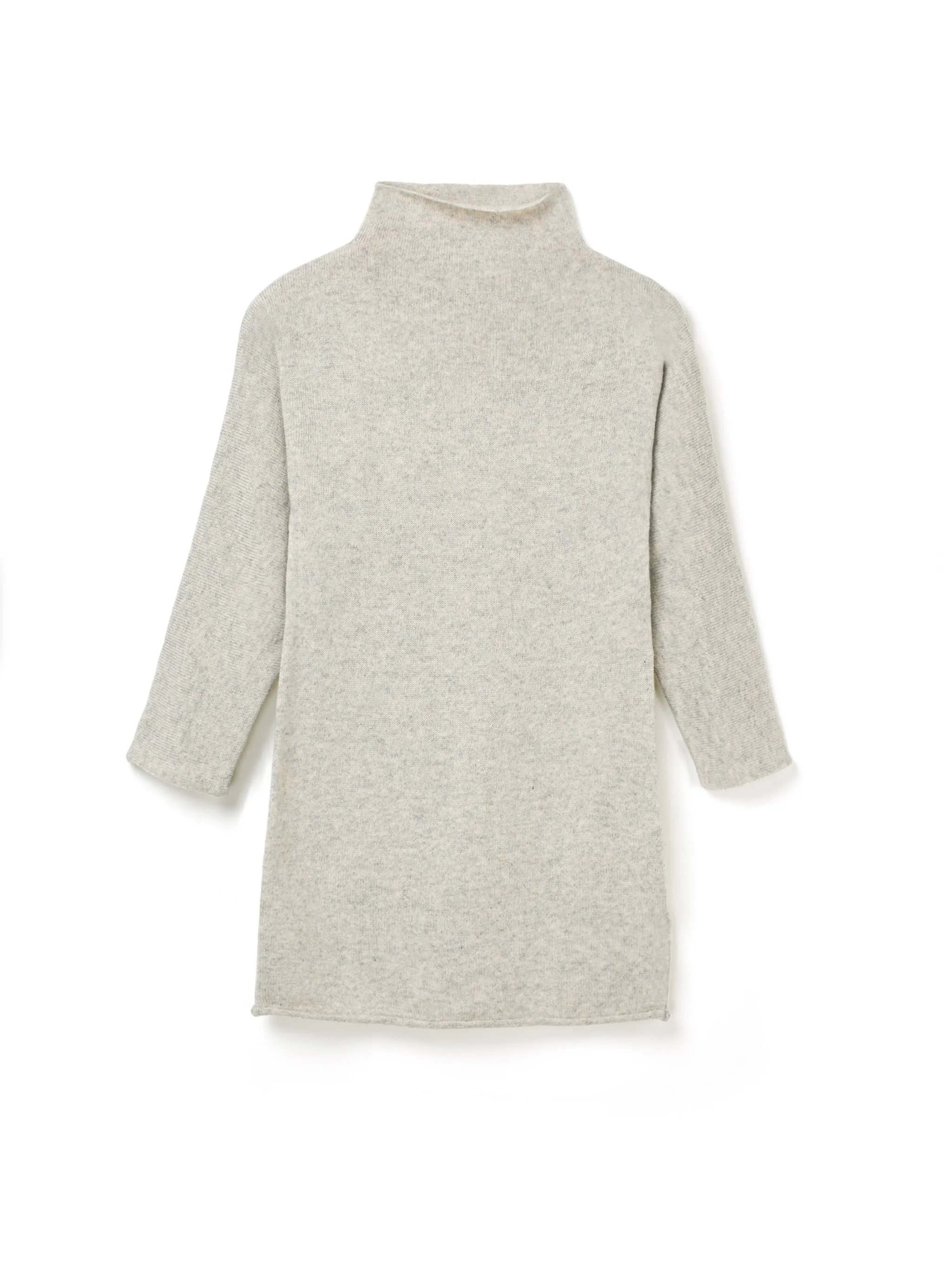 Funnel Dress - Silver Grey Marl