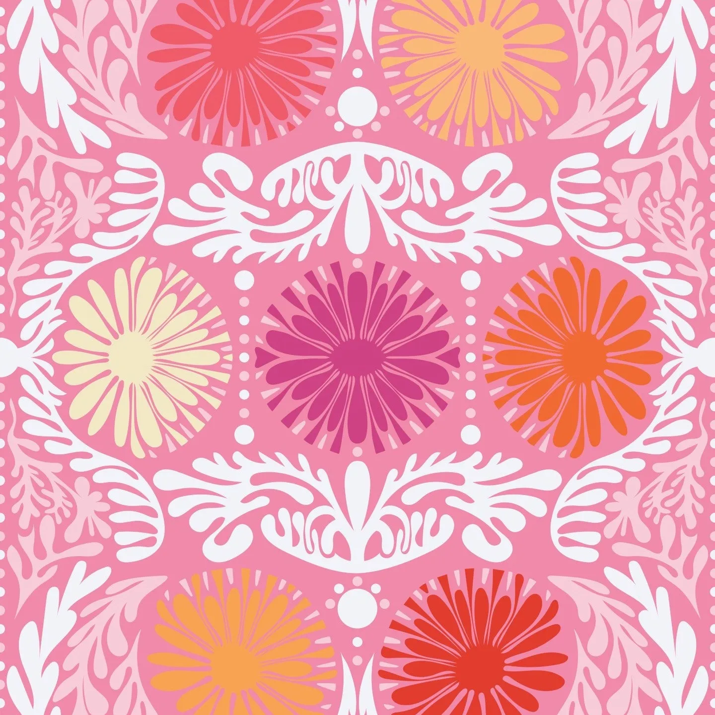 Gardenia Skirt in Blush Jardin
