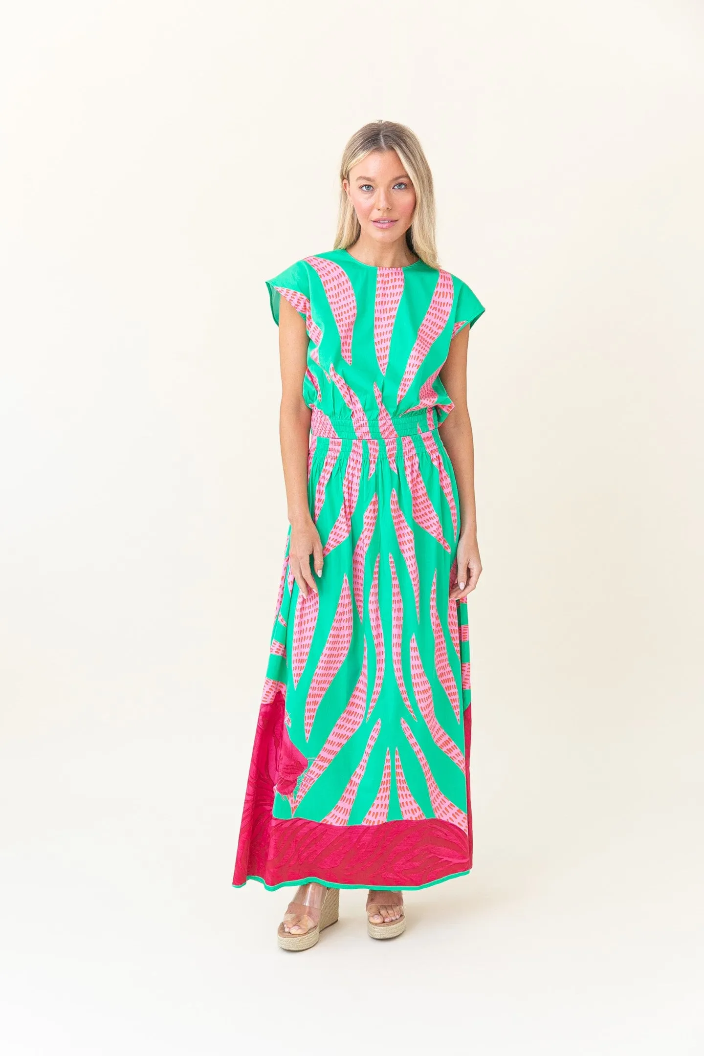 Gardenia Skirt in Malachite Tigress