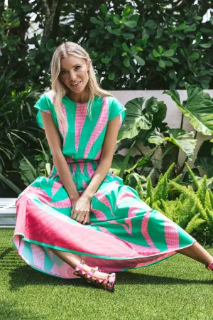 Gardenia Skirt in Malachite Tigress