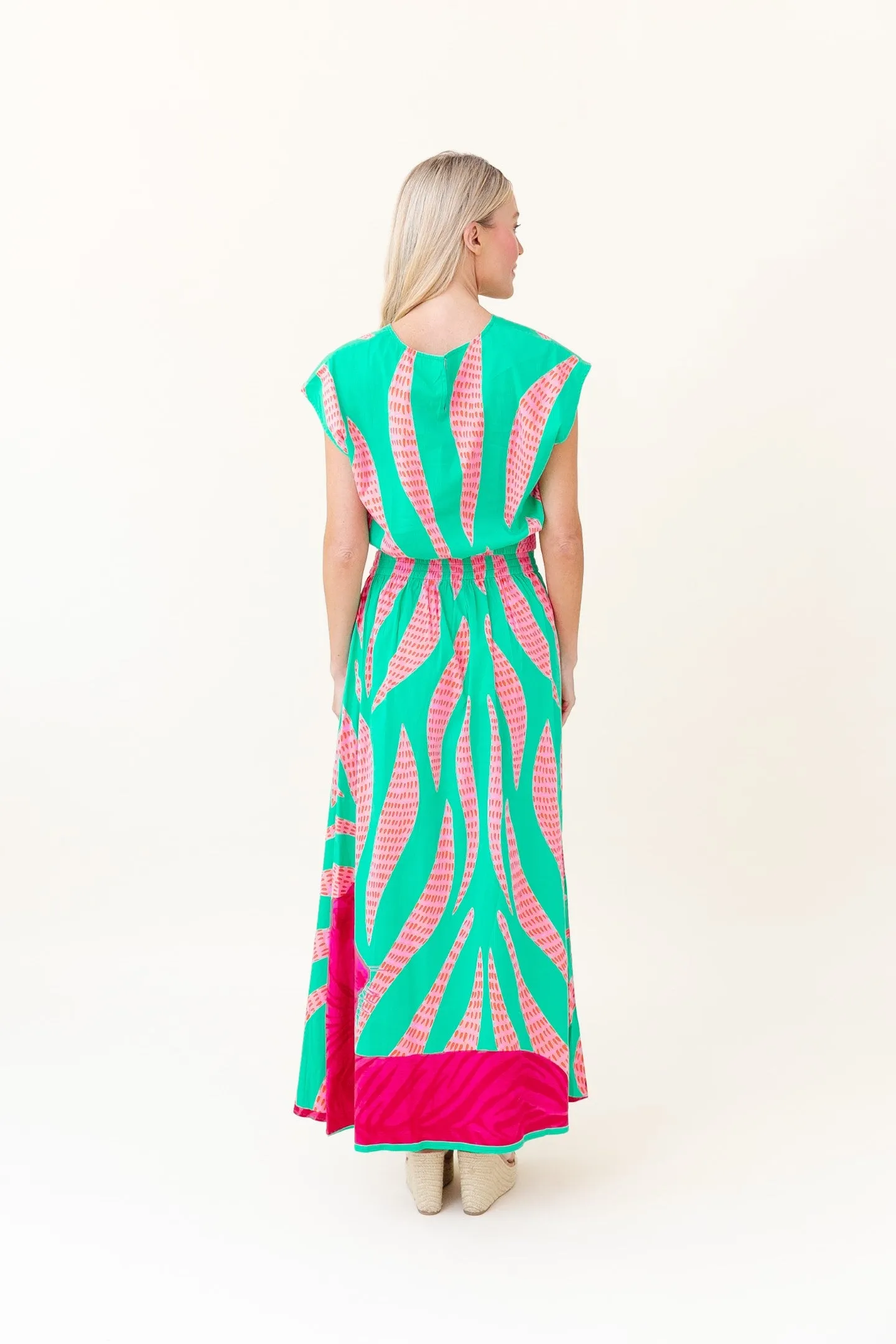 Gardenia Skirt in Malachite Tigress
