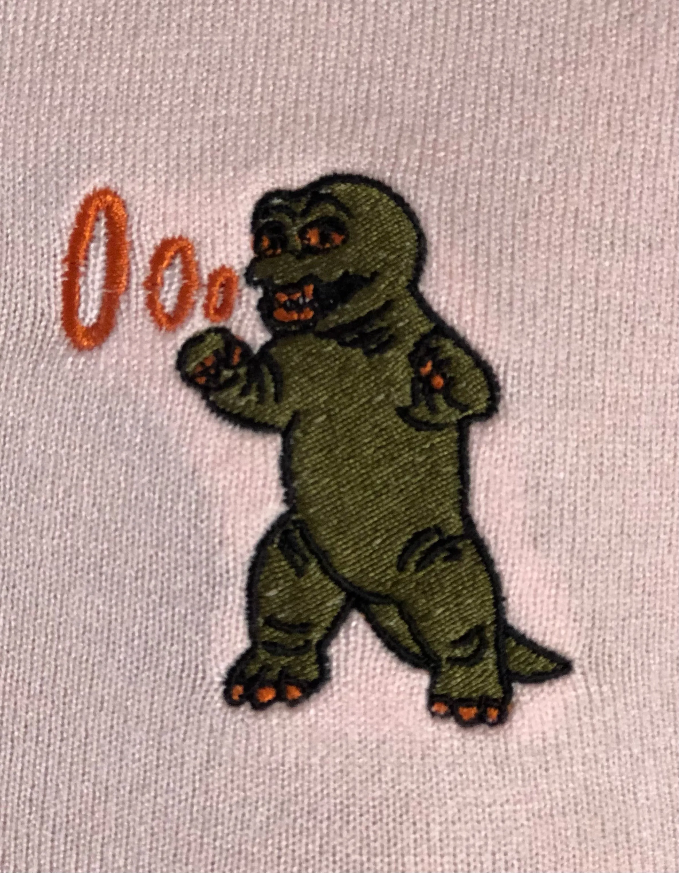 GARRR...! MONSTERS FITTED SWEATER *BABY PINK