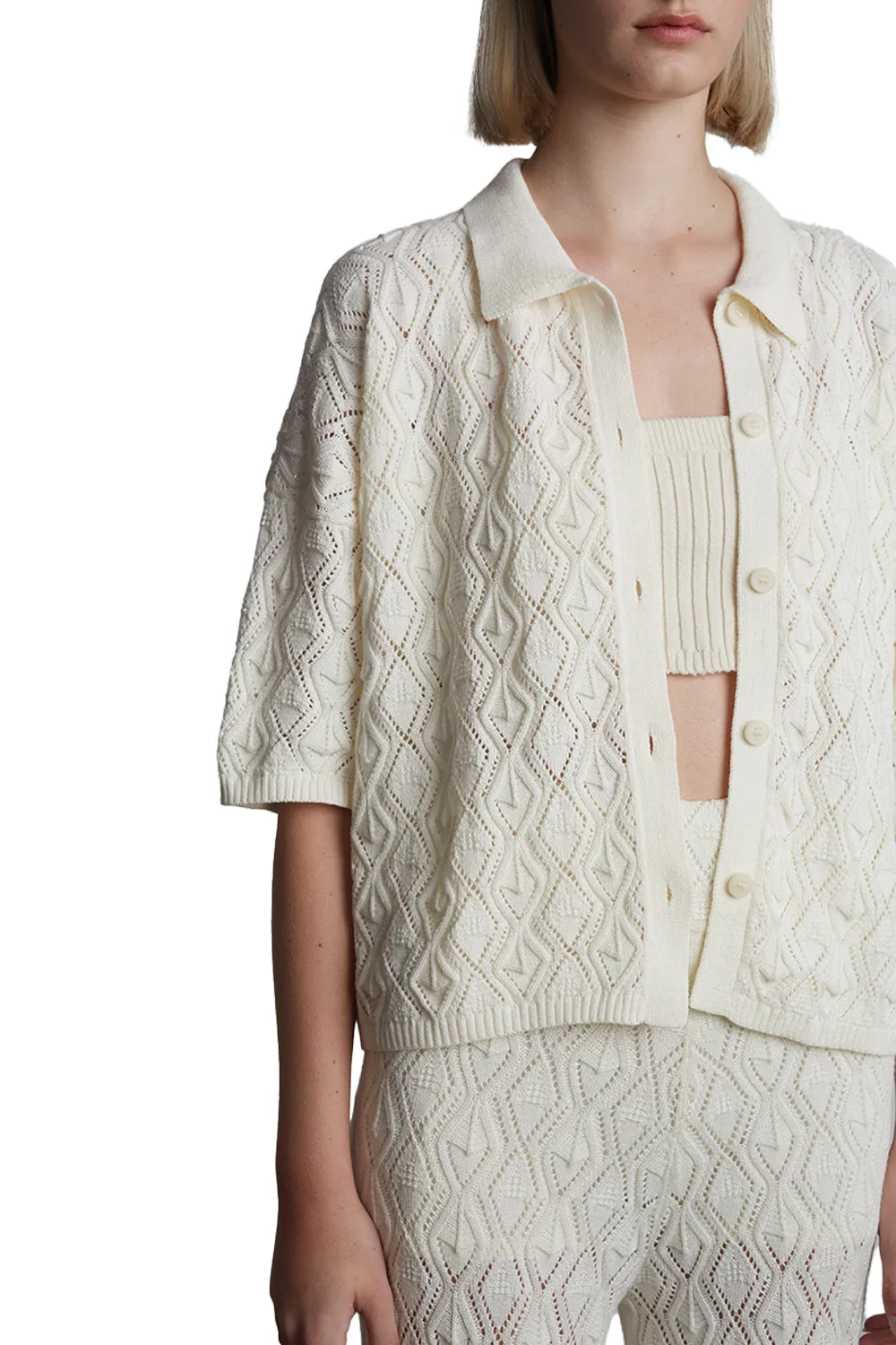Gia Shirt in Ivory