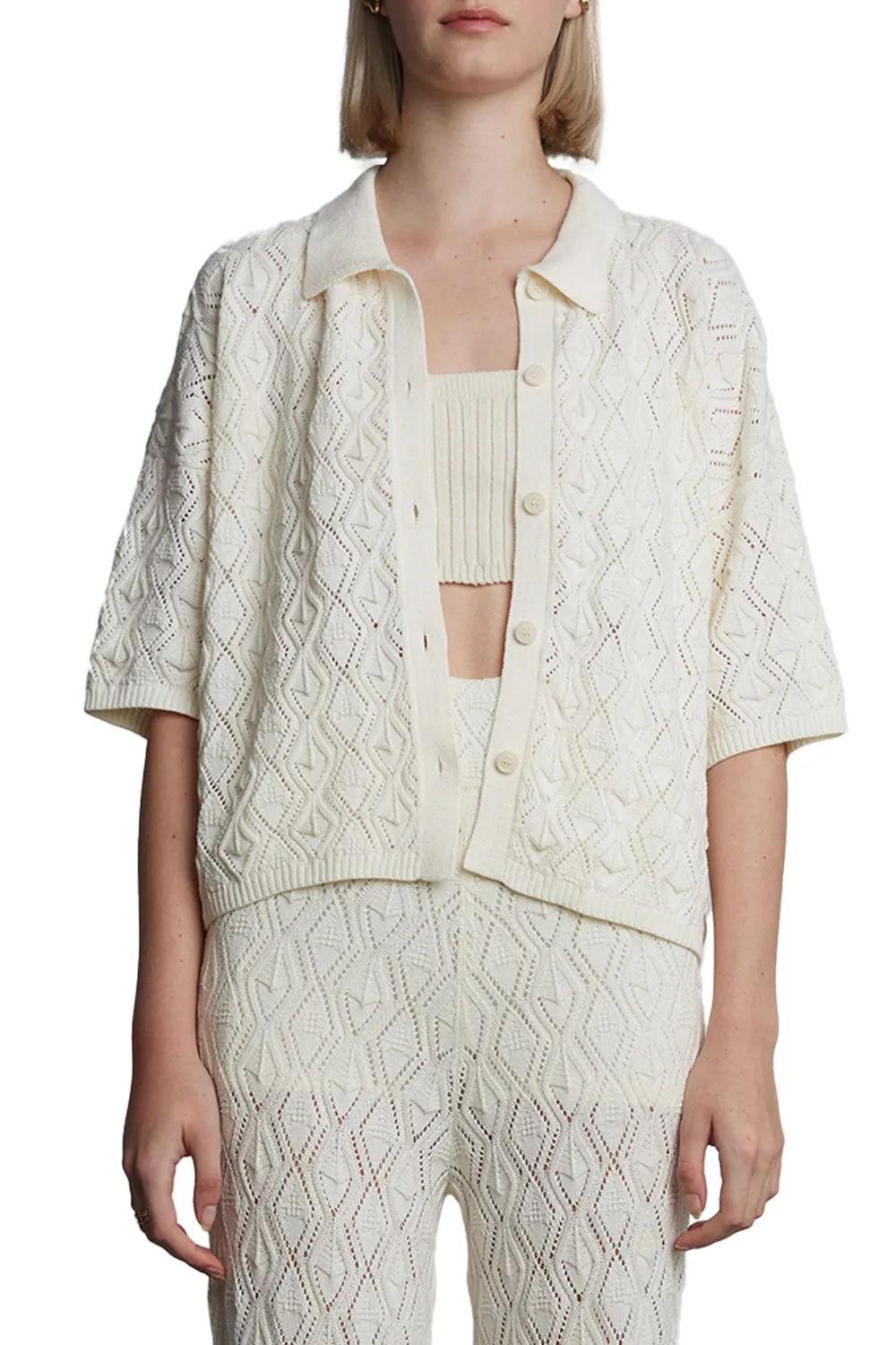 Gia Shirt in Ivory