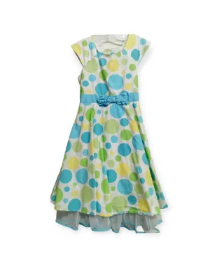GIRL SIZE 7 YEARS - JONA MICHELLE, Polkadot Dress VGUC B38