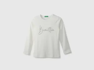 Girls Brand Logo Top