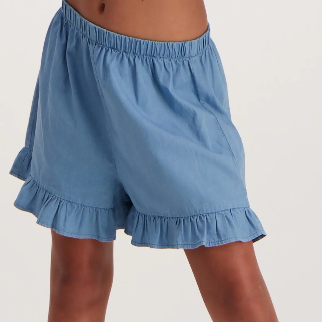 Girls Chambre Easy Short - Blue