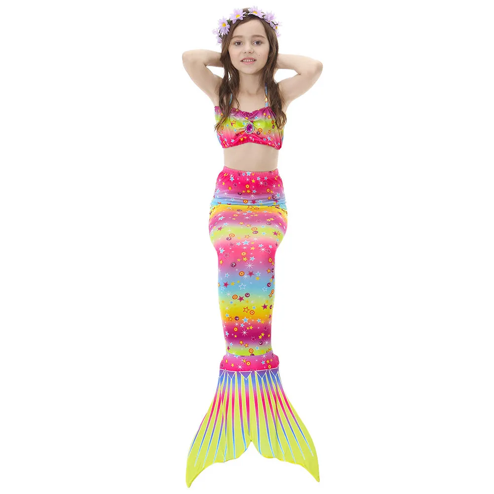 Girls Princess Bikini Swimsuit 2 with Jewel