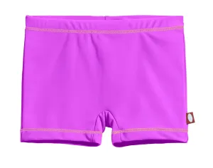 Girls UPF 50  Swim Boy Shorts  | Deep Purple