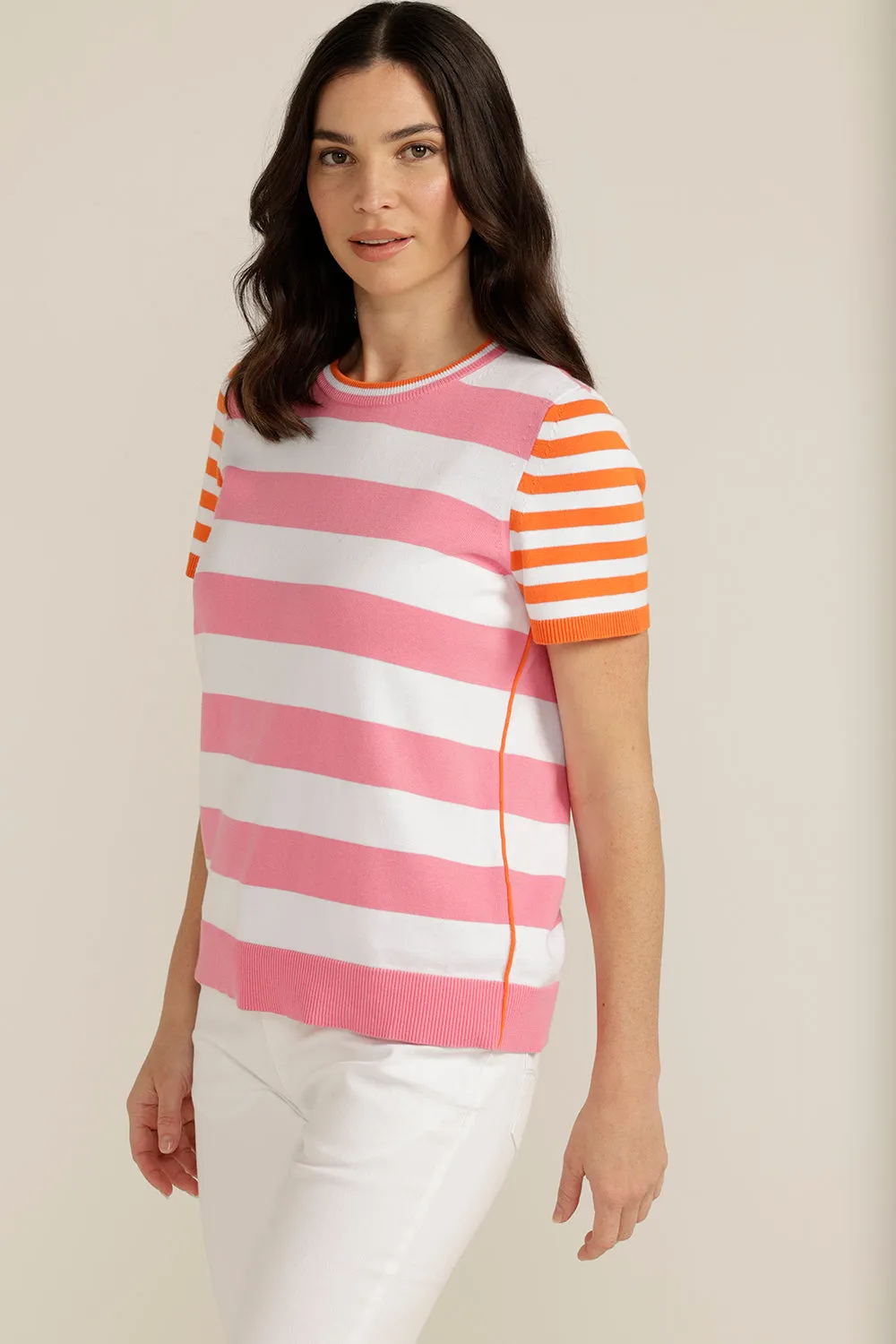 Goondiwindi Cotton Stripe Knit Top 8203-S23