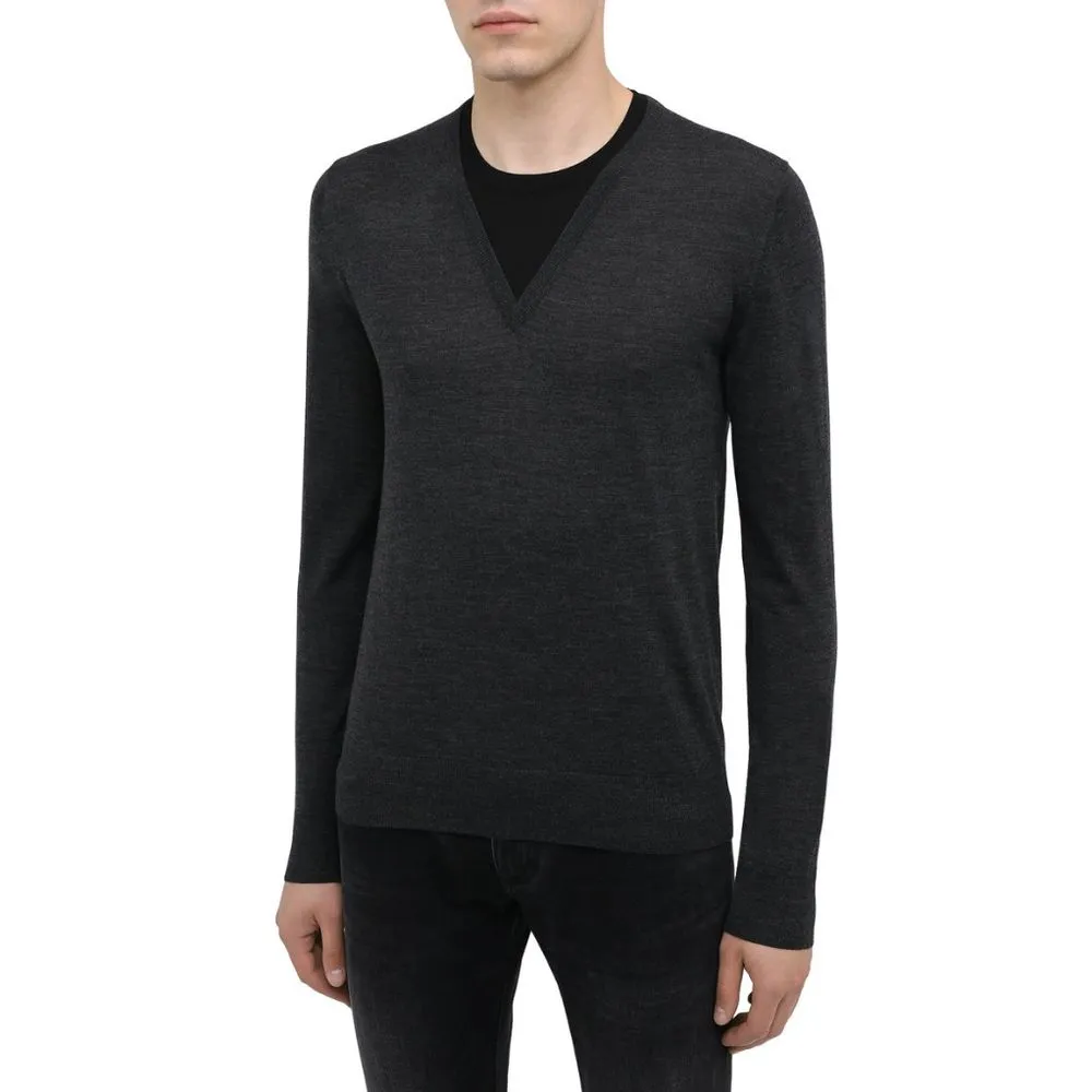 Gray Wool Sweater