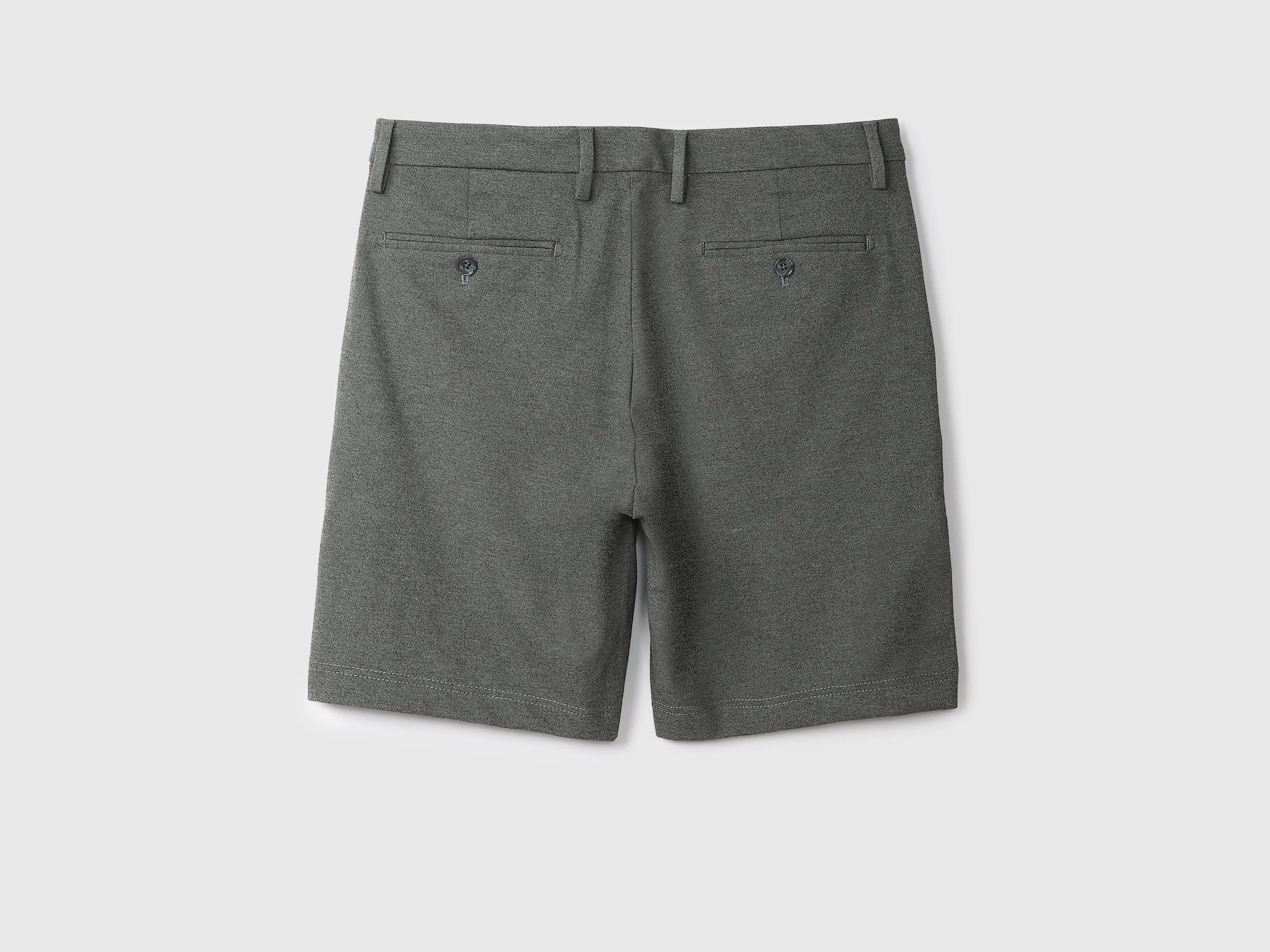 Grey Knit Shorts