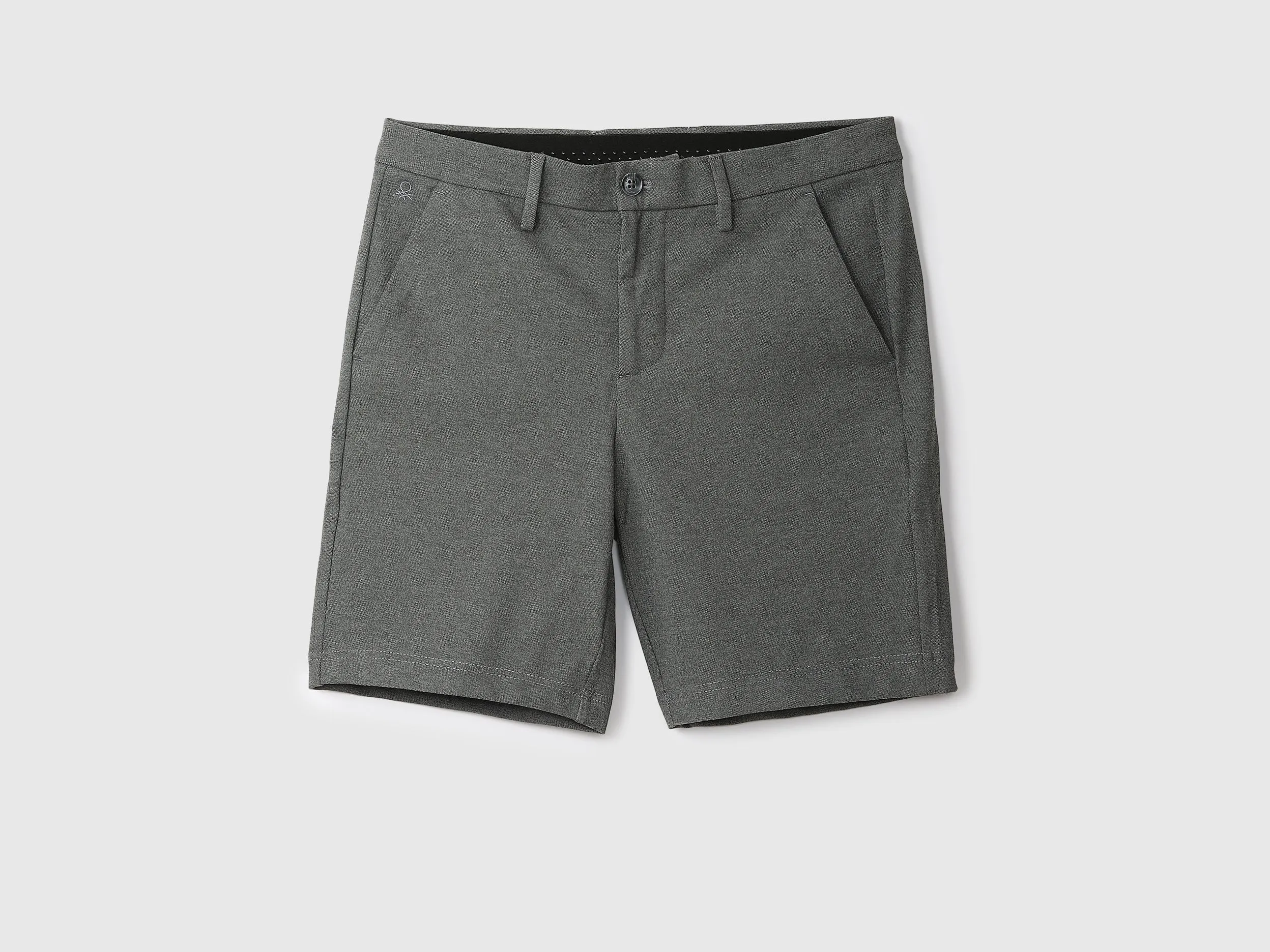 Grey Knit Shorts