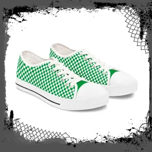 GRN Women's Checkered Low Tops