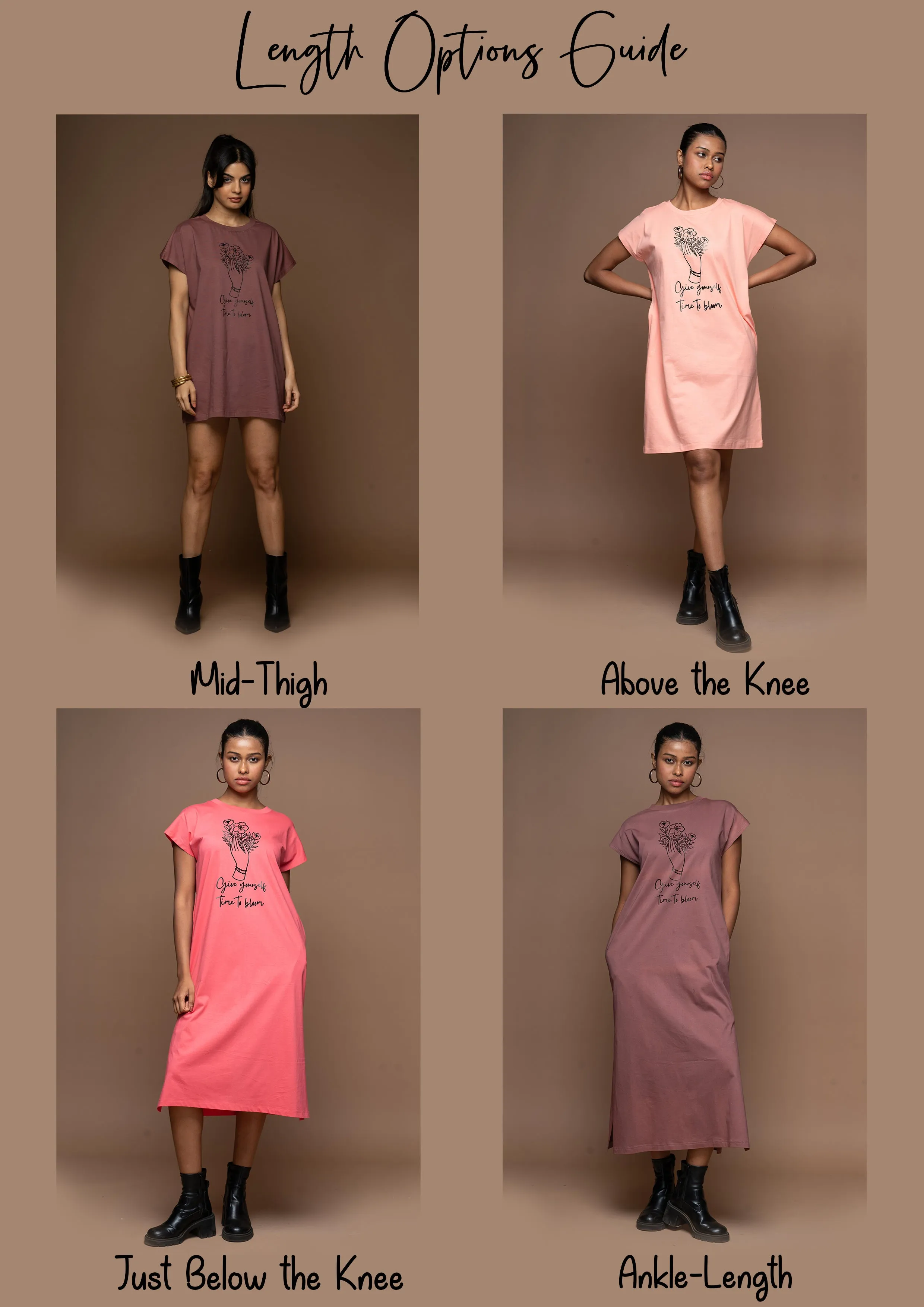 Grow with the flow - Tshirt Dress