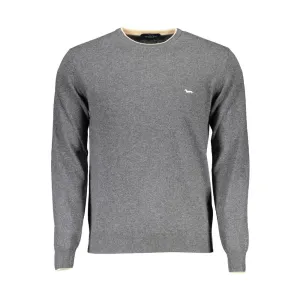 Harmont & Blaine Gray Wool Men Sweater