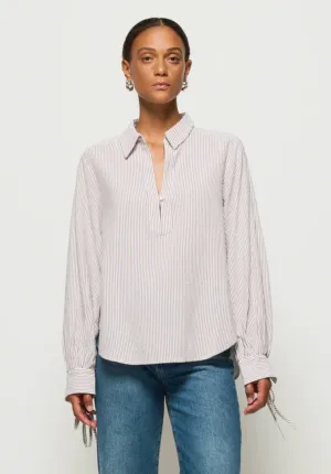 Harris Shirt Praline Stripe