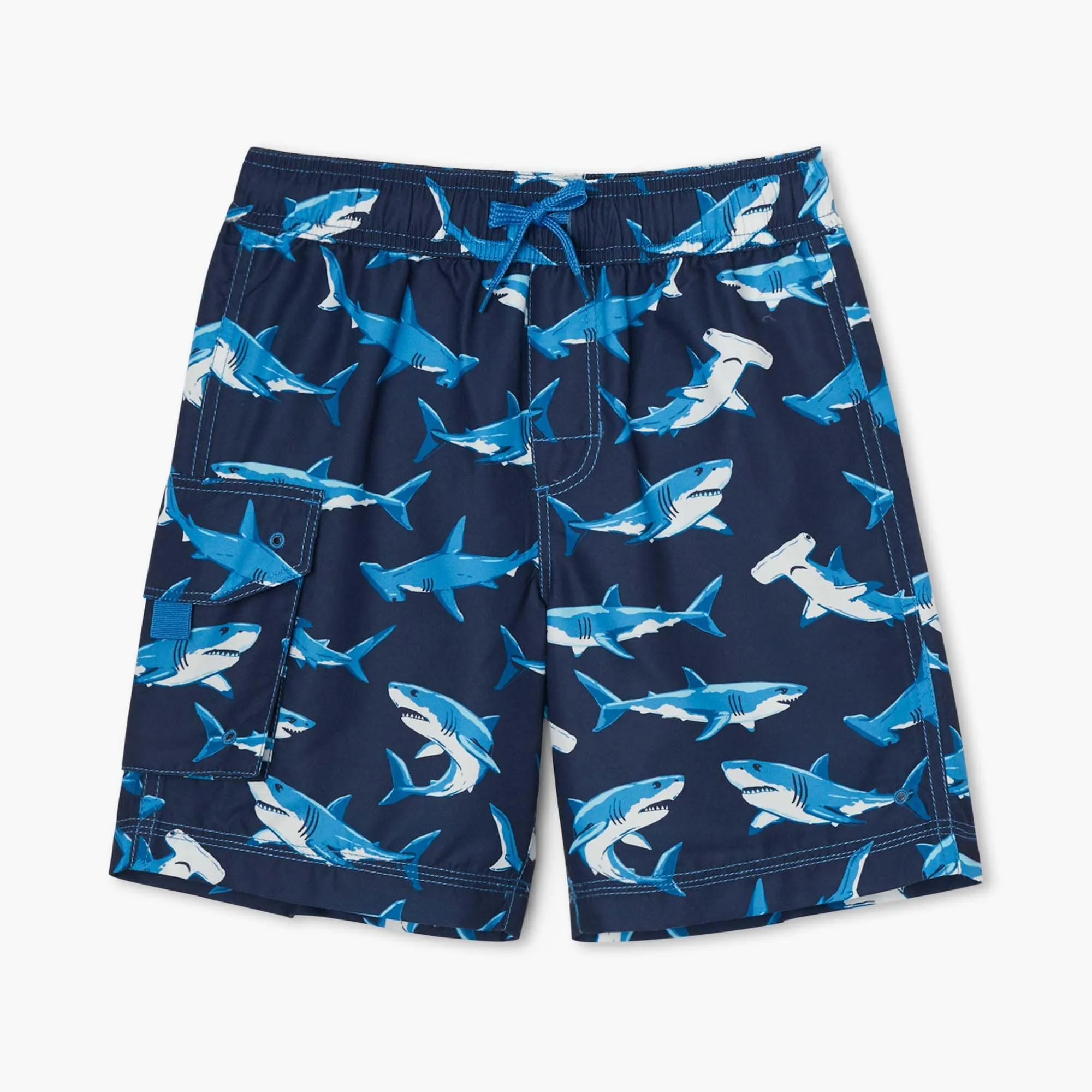 Hatley 'Deep Sea Sharks' Swim Shorts