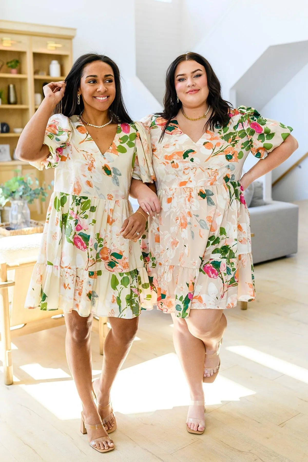 Hazel Blues® |  Delightful Surprise Floral Dress