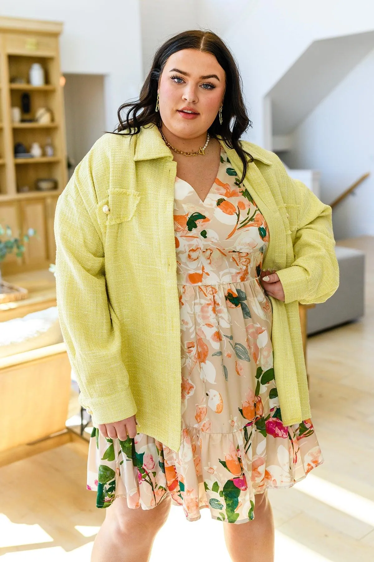 Hazel Blues® |  Delightful Surprise Floral Dress