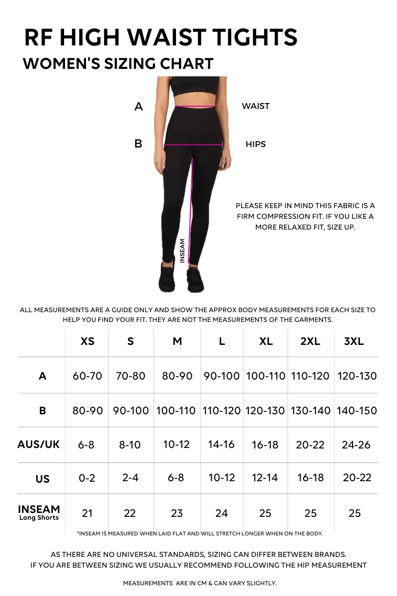 High Waist Long Shorts - Black