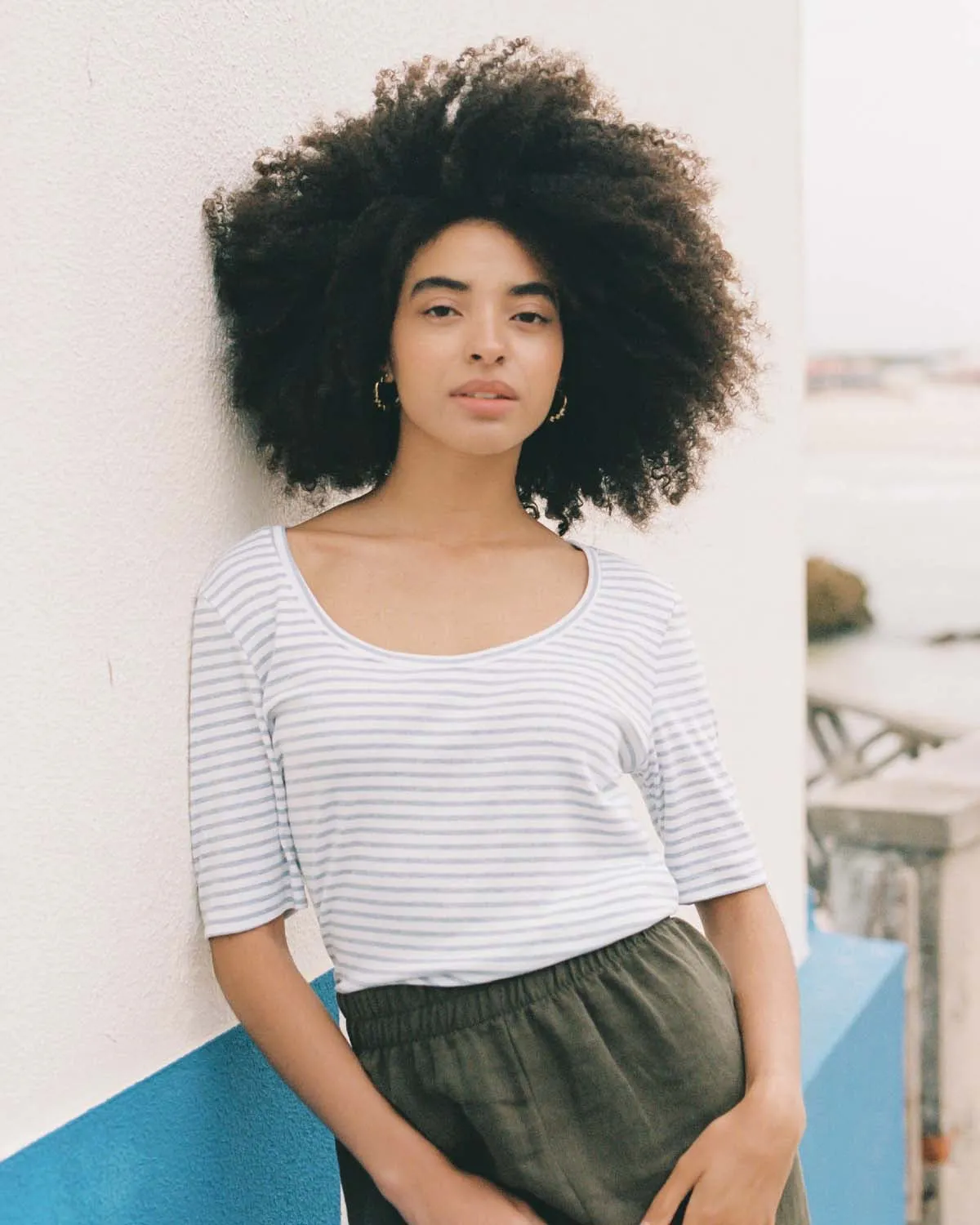 hj tee | Sky Stripe