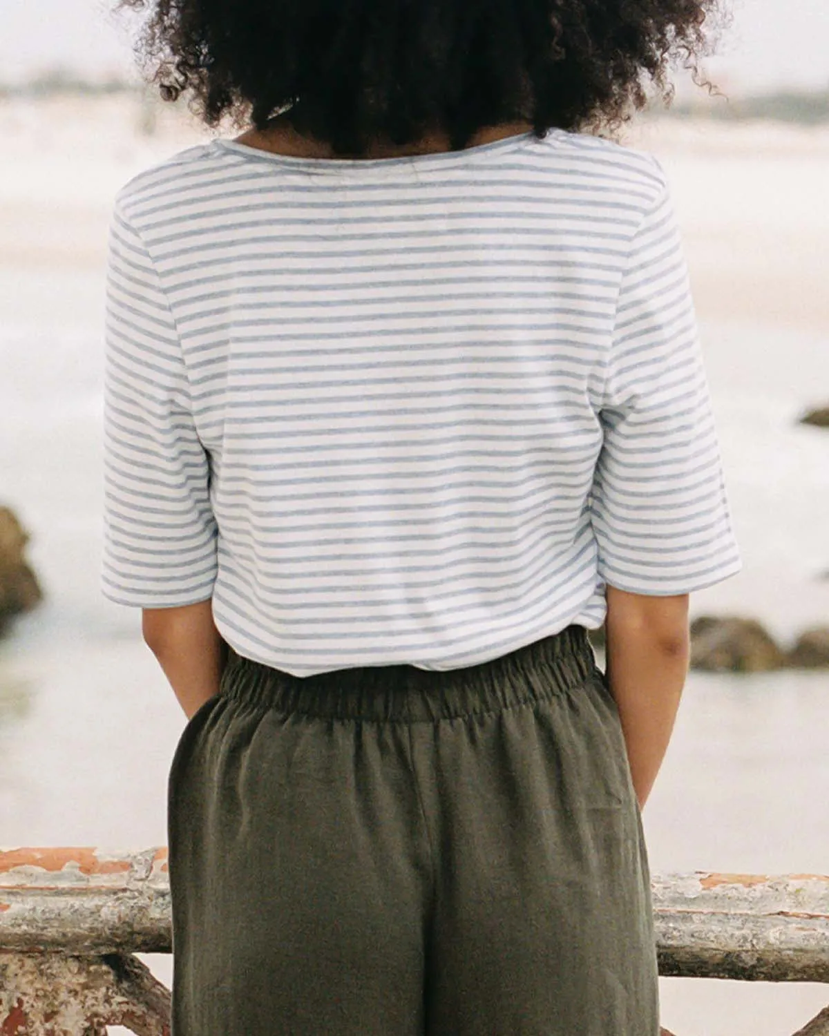 hj tee | Sky Stripe