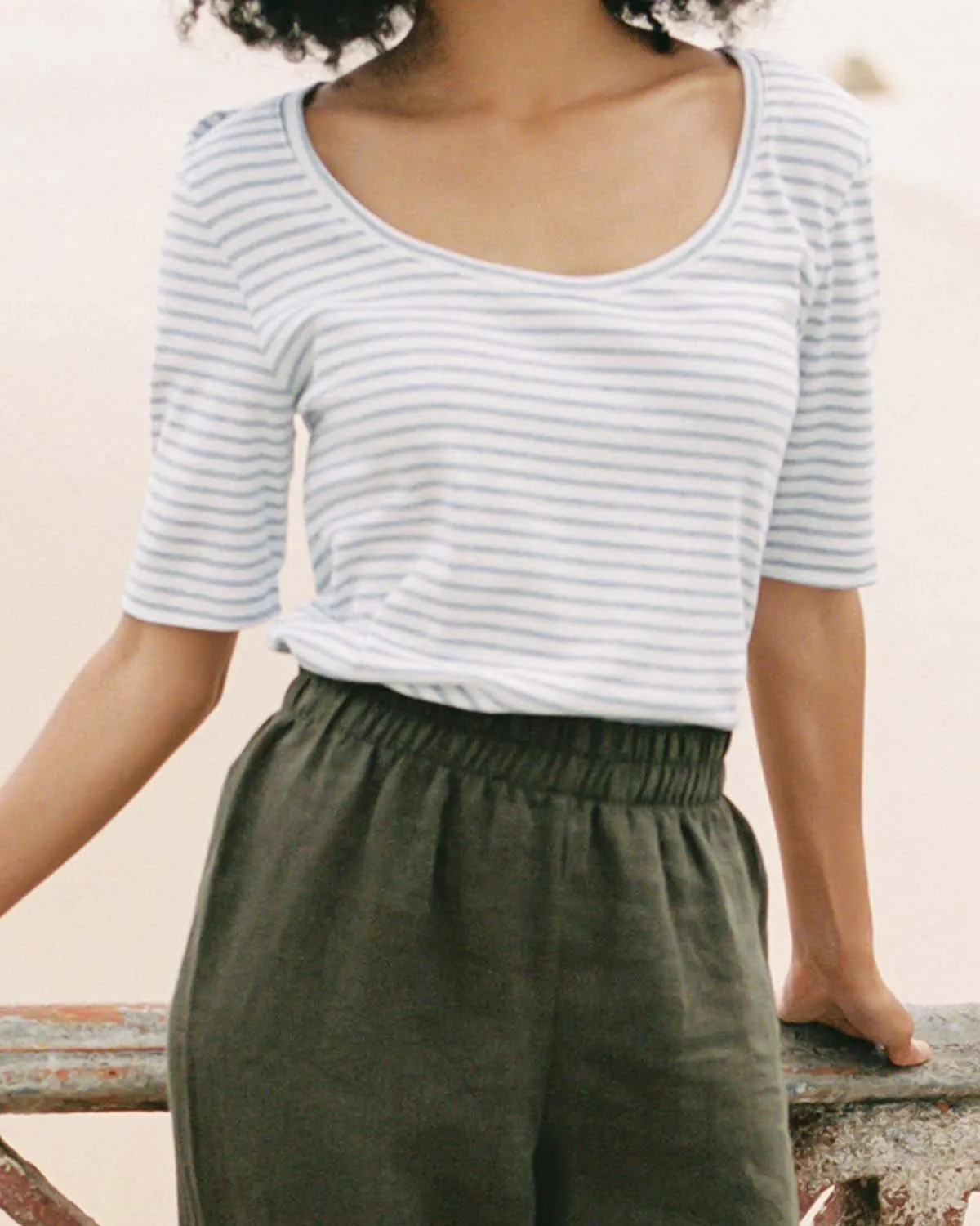 hj tee | Sky Stripe