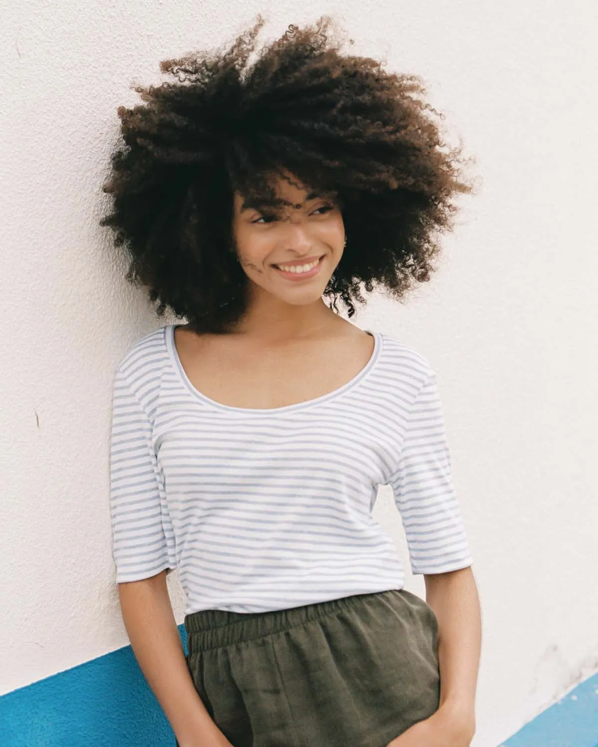 hj tee | Sky Stripe