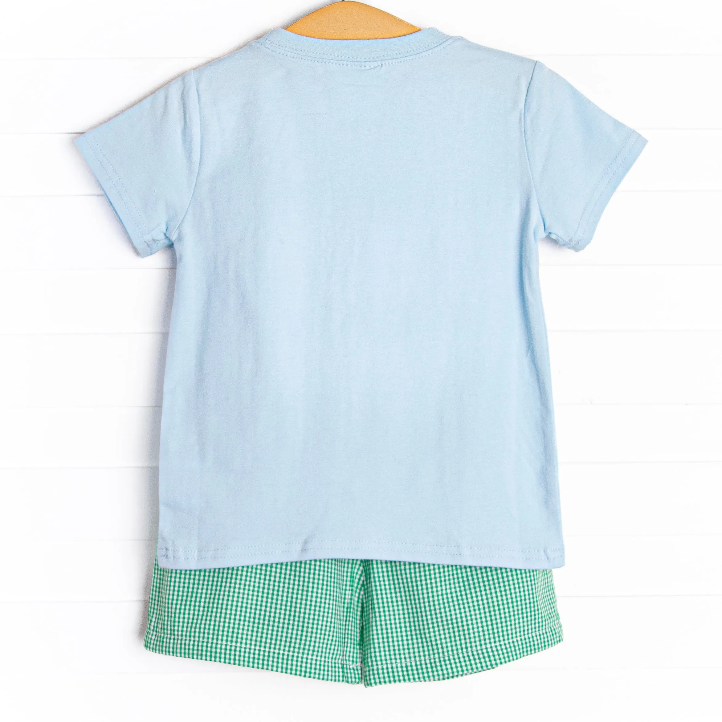 Hole In One Applique Short Set, Blue