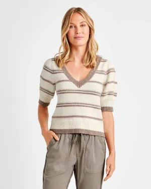 Hope Sweater by Splendid | Tawny Heather Stripe