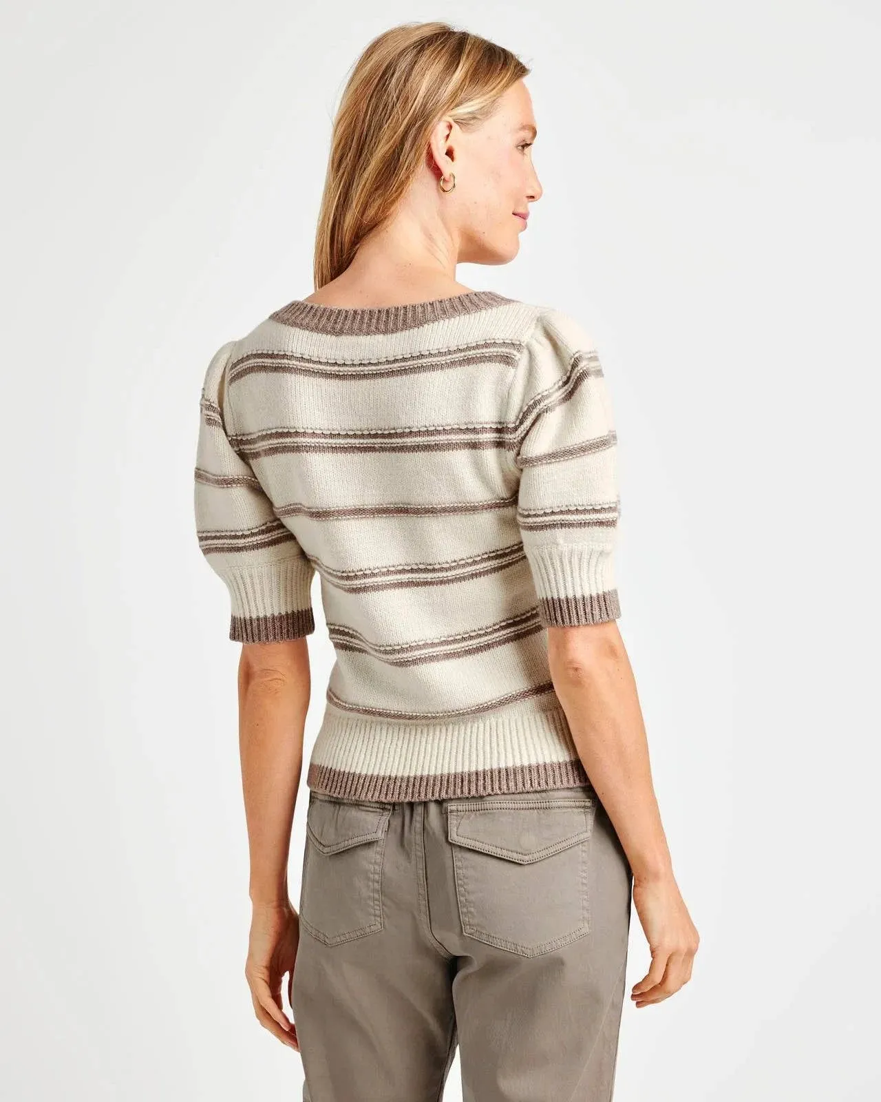 Hope Sweater by Splendid | Tawny Heather Stripe