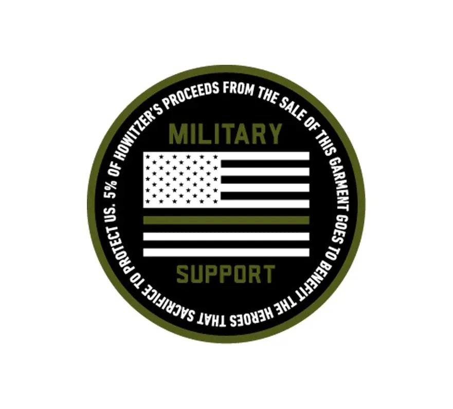 Howitzer Military Oath Tee-Shirt in Forest Green