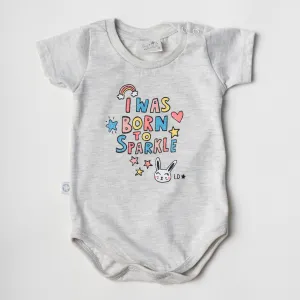 I was born to sparkle bodysuit