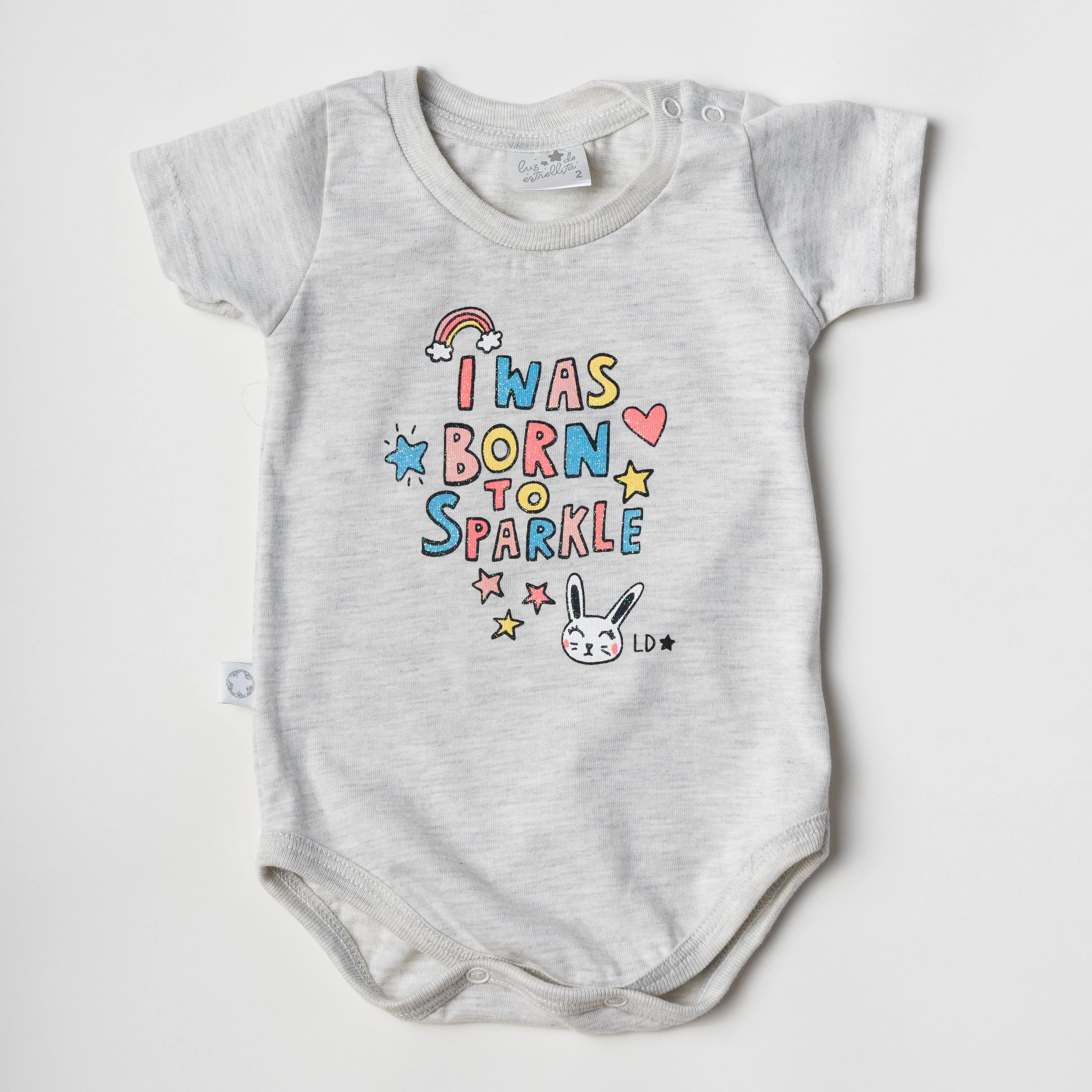 I was born to sparkle bodysuit