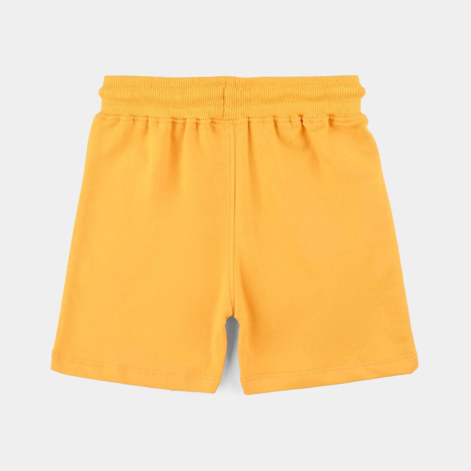 Infant Girls Cotton Terry Short BE HAPPY-Citrus