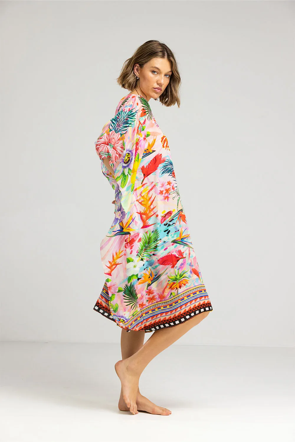 Inoa Short Kaftan Jardin De Paris I22s15