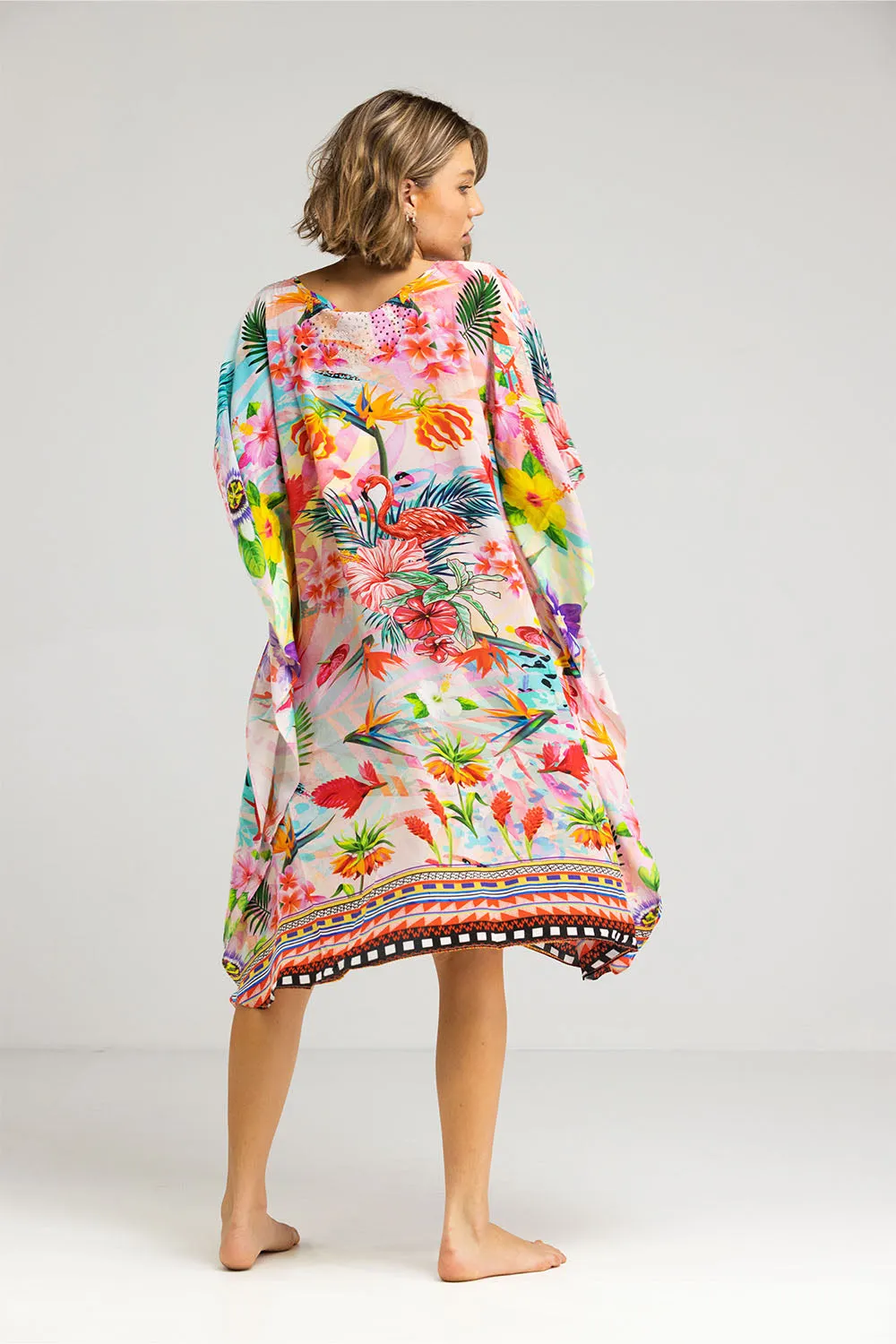 Inoa Short Kaftan Jardin De Paris I22s15