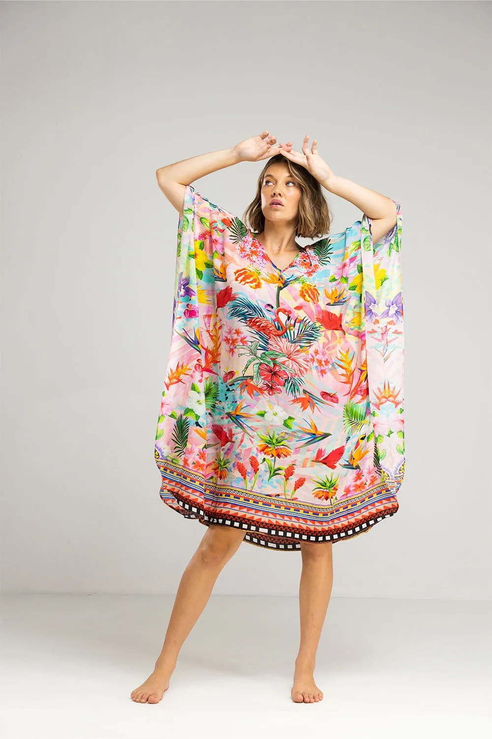 Inoa Short Kaftan Jardin De Paris I22s15
